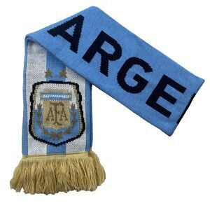 Adidas Argentina FC AFA Scarf 2013 Lionel Messi World Cup Fan Soccer Champions